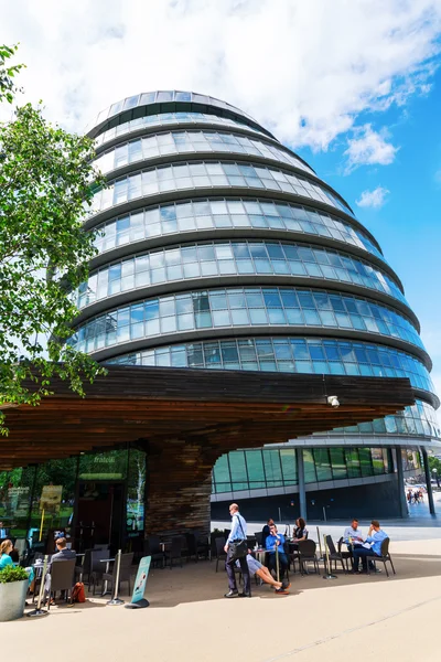 Vista exterior del Ayuntamiento de Londres, Reino Unido — Foto de Stock