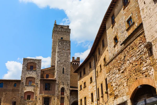 San Gimignano tipik kule evleri, İtalya