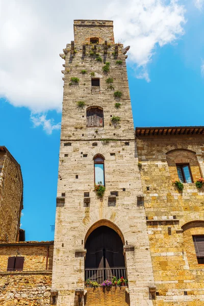 Casas torre típicas de San Gimignano, Italia —  Fotos de Stock