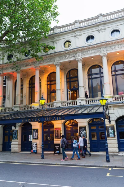 Garrickova divadla na západním konci Londýna, Velká Británie — Stock fotografie