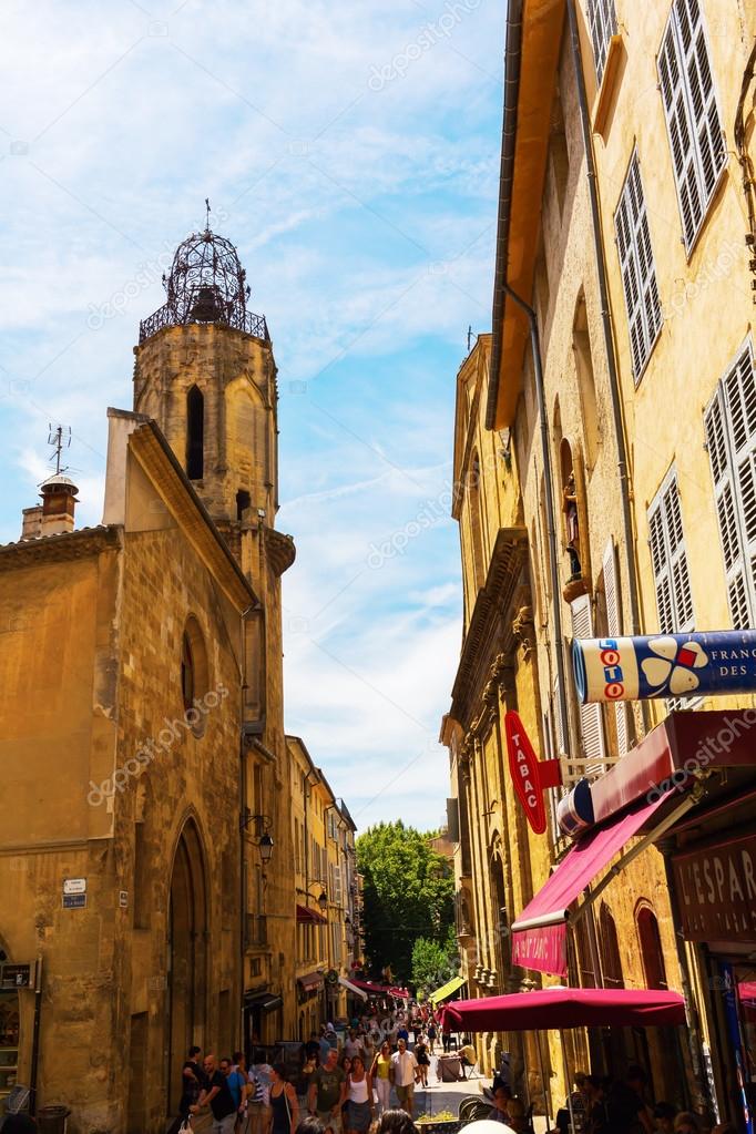 Altstadt von aix en provence, Frankreich — Redaktionelles Stockfoto
