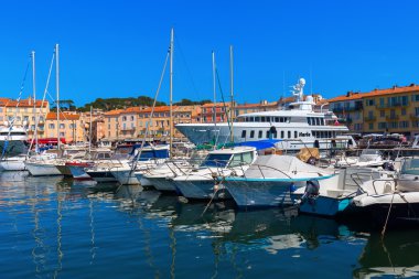 liman, Saint Tropez, Fransa görüntülemek