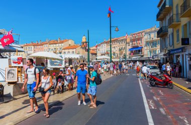 liman, Saint Tropez, Fransa görüntülemek