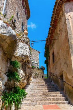 dağ köyü Eze, Cote dazur, Fransa