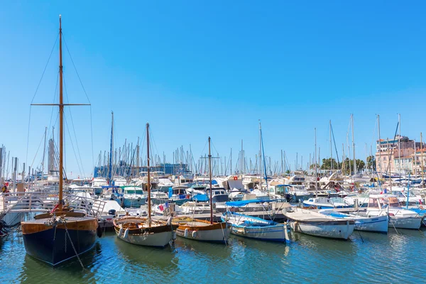 Cannes limanı, Cote dazur, Fransa — Stok fotoğraf