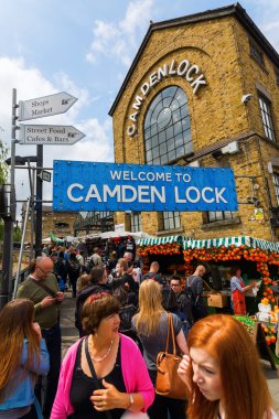 Camden Lock Market, London, UK clipart