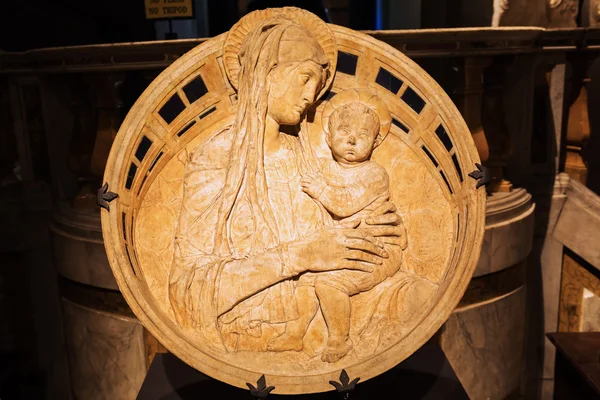Obra de Donatello no museu da Catedral de Siena — Fotografia de Stock