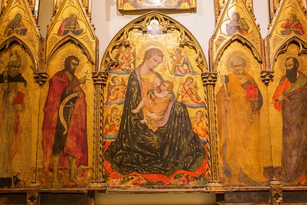 Pintura histórica no museu da Catedral de Siena — Fotografia de Stock