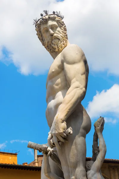 Fuente de Neptuno en Florencia, Italia —  Fotos de Stock