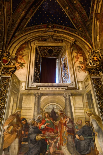 Binnenaanzicht van de kathedraal van Siena — Stockfoto