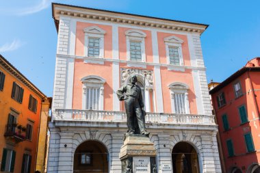 statue of Cosimo I in Knights Square, Pisa, Italy clipart