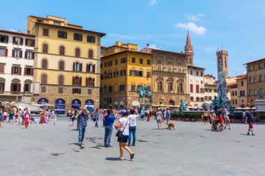 Floransa 'daki Piazza della Signoria Meydanı