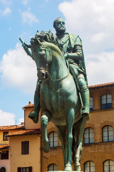 Staty av Cosimo i i Florens — Stockfoto