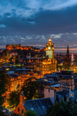 Edinburgh Cityscape geceleri