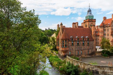 Edinburgh, İskoçya'da pitoresk Dean köy