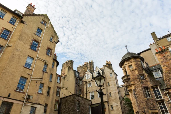 Byggnader på Lady trappor Stäng i Edinburgh — Stockfoto