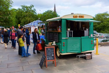 Çiftçilere piyasa Edinburgh, İskoçya'da