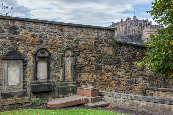 Greyfriars Kirkyard Edinburgh, İskoçya'da — Stok fotoğraf