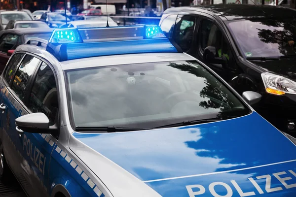 Deutscher Polizeiwagen — Stockfoto