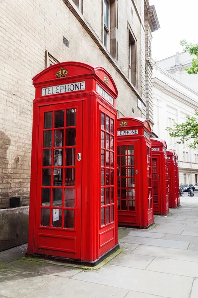 Cajas telefónicas en Londres — Foto de Stock