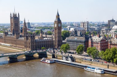 Londra'da bir havadan görünümü