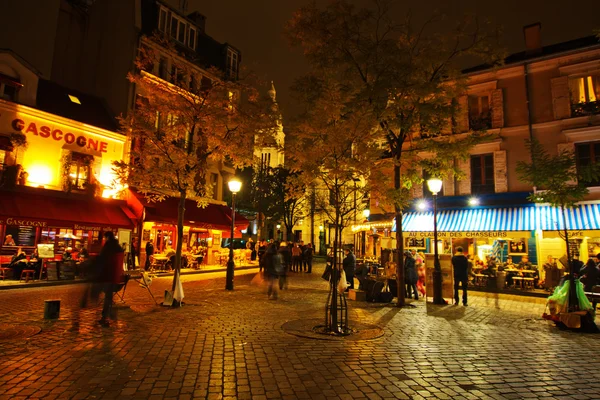 Place du tertre in Paris — Stockfoto