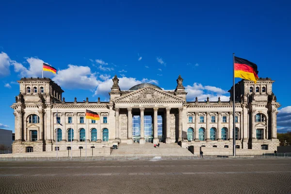Német Reichstag, Berlin, Németország — Stock Fotó