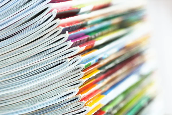 Stack of magazines — Stock Photo, Image