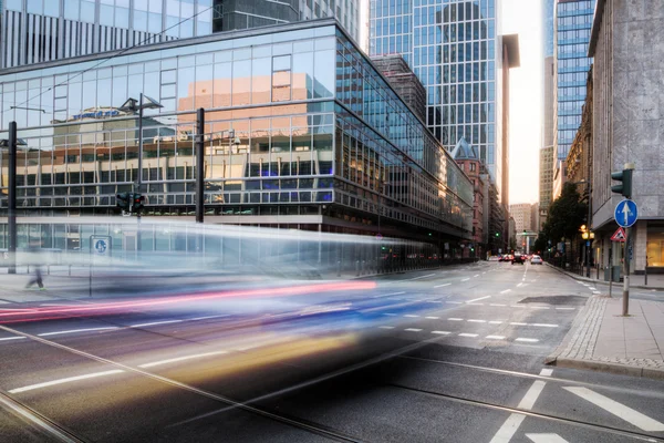 trafikte Hareket Bulanıklığı finansal bölge, frankfurt am main içinde Almanya