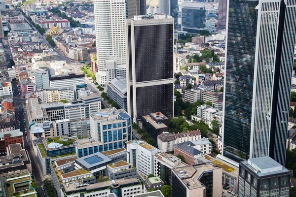 Vista aérea de Frankfurt Main —  Fotos de Stock