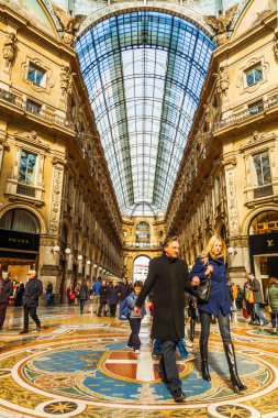 Galleria Vittorio Emanuele II Milano, İtalya