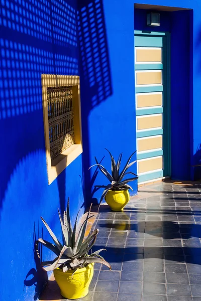 Zahrada Majorelle v Marrákeši, Maroko — Stock fotografie