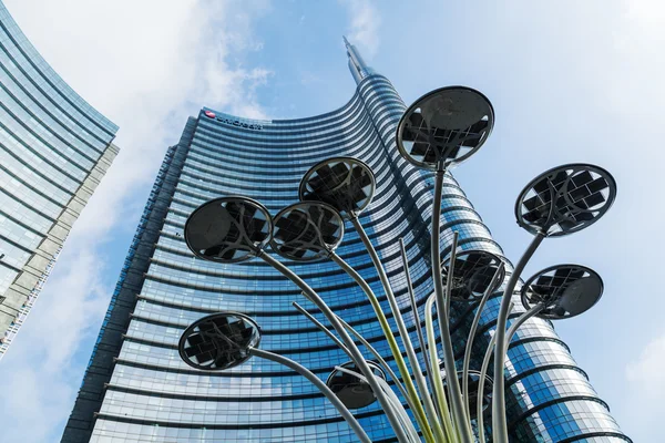 Uni-Credit Tower in Milan — Stock Photo, Image