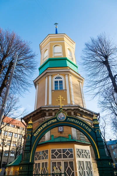 Pittoreska gamla kyrkan i Riga, Lettland — Stockfoto