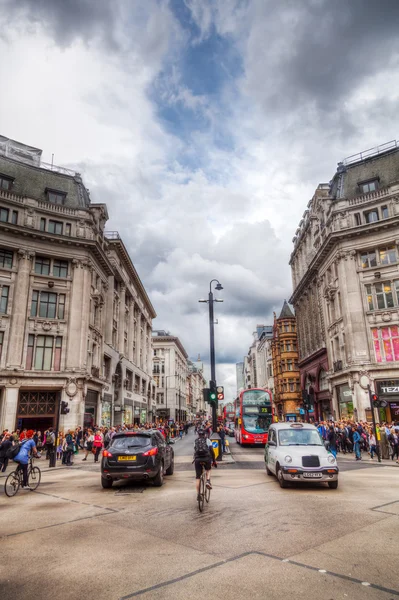 Oxford Circus Londra, İngiltere — Stok fotoğraf