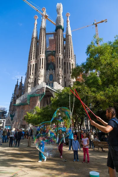 Sagrada Familia in Barcelona, Spain — Stock Photo, Image