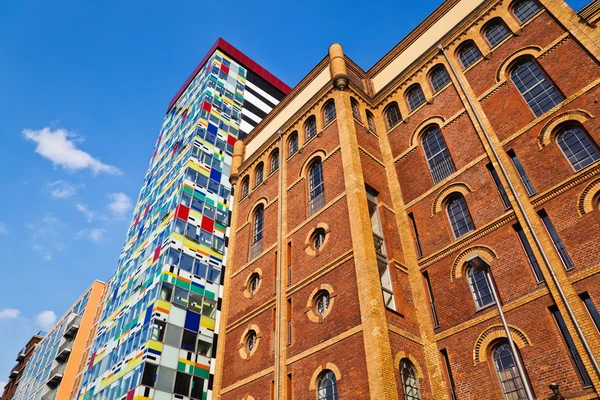 At the media harbor of Düsseldorf, Germany — Stockfoto