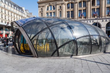 Gare St Lazare in Paris, France clipart