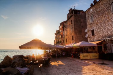 Günbatımı Rovinj, Hırvatistan