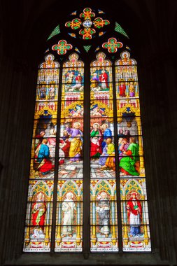 Köln, Almanya Köln Katedrali kilise pencere