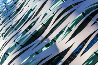 Modern ev cephe gelen mimar Toyo Ito Barcelona, İspanya