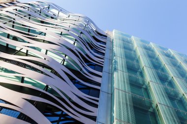 Modern ev cephe gelen mimar Toyo Ito Barcelona, İspanya