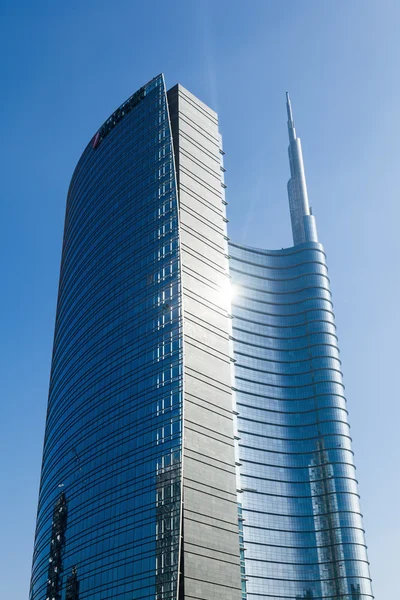 Uni-Credit Tower i Milano, Italia – stockfoto