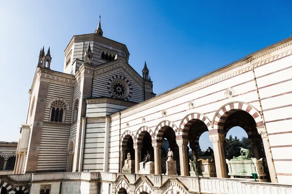 Cimitero Monumentale w Mediolan, Włochy — Zdjęcie stockowe