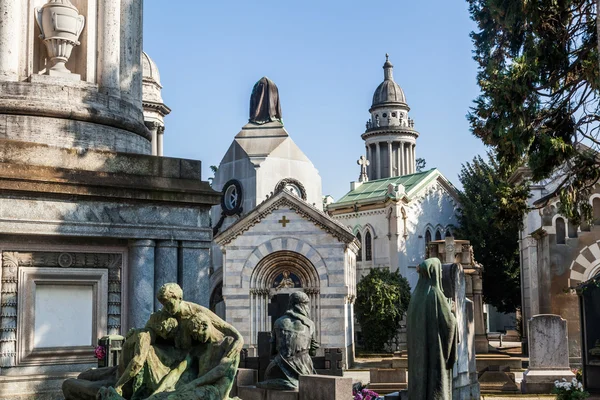 Cimitero Monumentale a Milano, Italia — Foto Stock