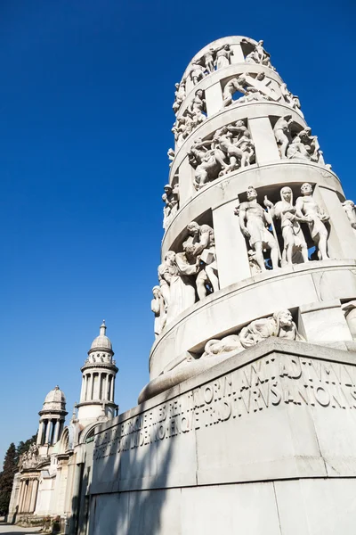 Cimitero Monumentale w Mediolan, Włochy — Zdjęcie stockowe