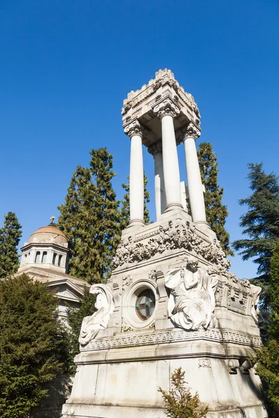 Cimitero Monumentale w Mediolan, Włochy — Zdjęcie stockowe