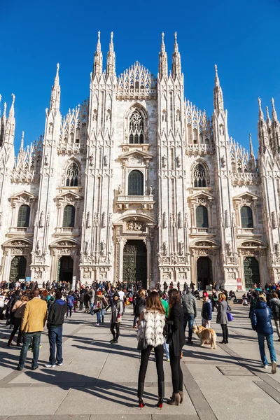 Milano Katedrali, İtalya — Stok fotoğraf