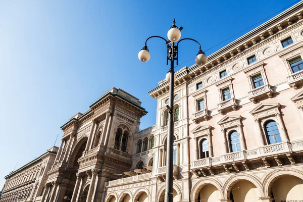 意大利米兰的Galleria Vittorio Emanuele II — 图库照片