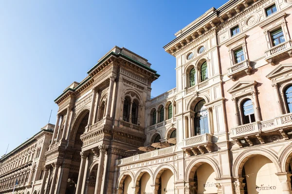 意大利米兰的Galleria Vittorio Emanuele II — 图库照片